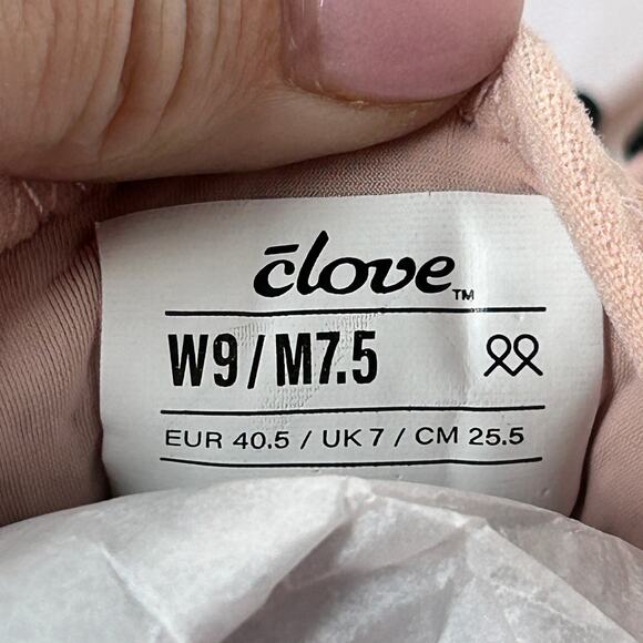 Clove Comfort Nursing/Healthcare Pink Up Sneakers Women W9/M7.5 Men Tried On - Picture 9 of 12